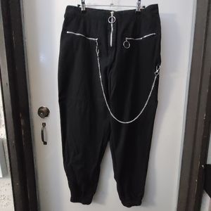 Black joggers